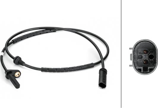 HELLA 6PU 012 806-481 - Capteur, vitesse de roue droxauto.com