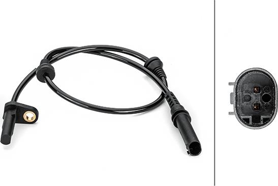 HELLA 6PU 012 806-471 - Capteur, vitesse de roue droxauto.com