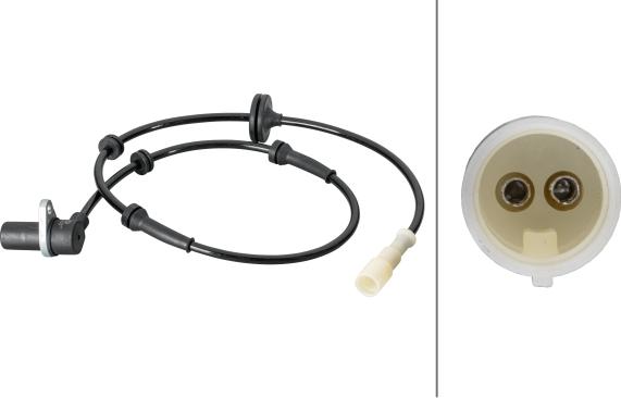 HELLA 6PU 012 806-651 - Capteur, vitesse de roue droxauto.com