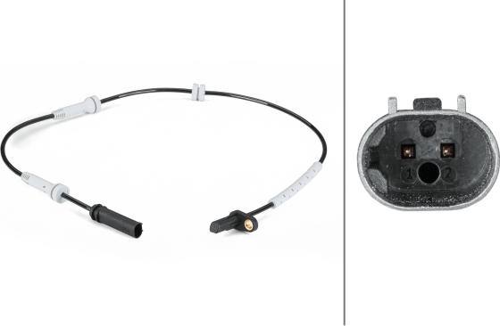 HELLA 6PU 012 806-601 - Capteur, vitesse de roue droxauto.com