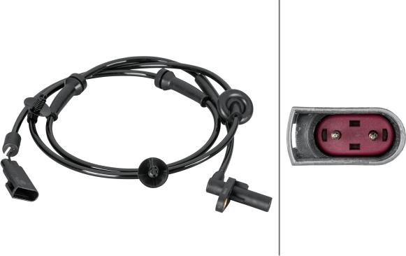 HELLA 6PU 012 806-621 - Capteur, vitesse de roue droxauto.com