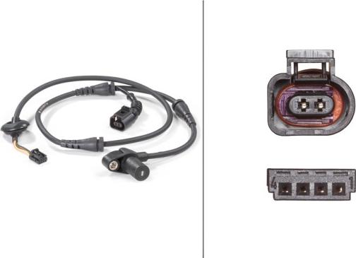 HELLA 6PU 012 806-171 - Capteur, vitesse de roue droxauto.com