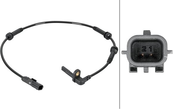 HELLA 6PU 012 806-861 - Capteur, vitesse de roue droxauto.com