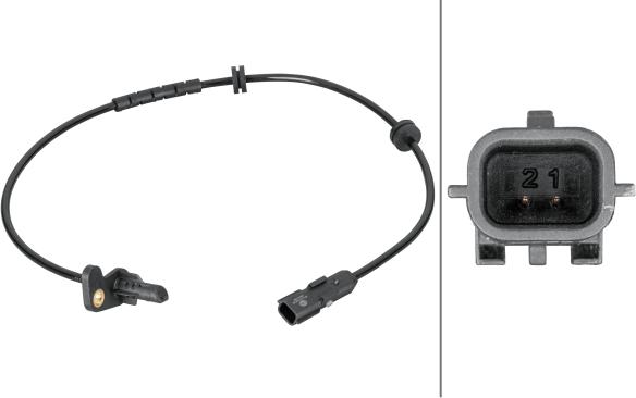 HELLA 6PU 012 806-881 - Capteur, vitesse de roue droxauto.com