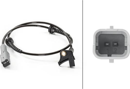 HELLA 6PU 012 806-331 - Capteur, vitesse de roue droxauto.com