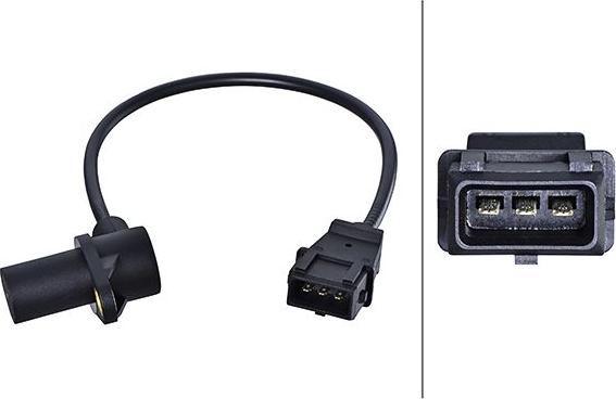 HELLA 6PU 358 191-181 - Capteur d'angle, vilebrequin droxauto.com