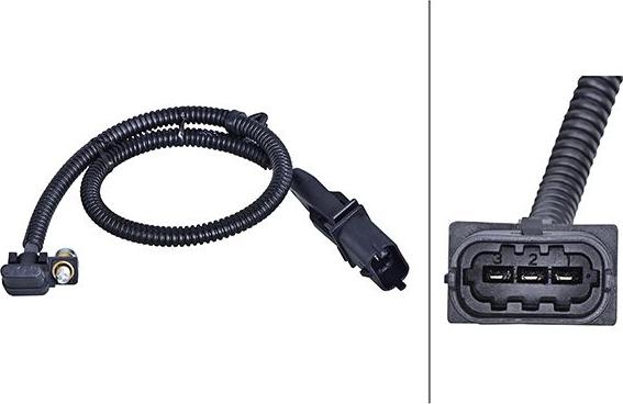 HELLA 6PU 358 191-211 - Capteur d'angle, vilebrequin droxauto.com