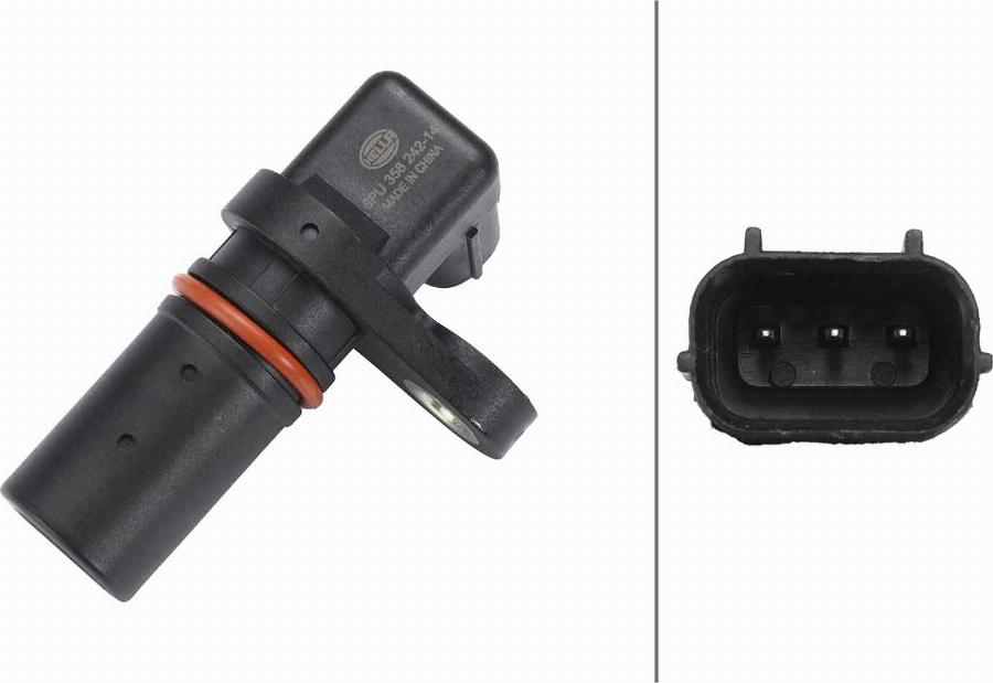 HELLA 6PU 358 242-141 - Capteur d'angle, vilebrequin droxauto.com
