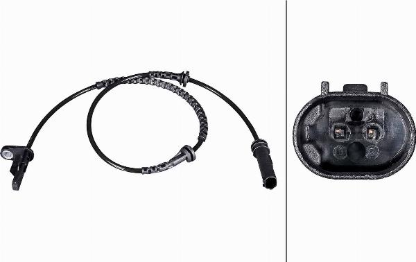 HELLA 6PU 358 216-541 - Capteur, vitesse de roue droxauto.com