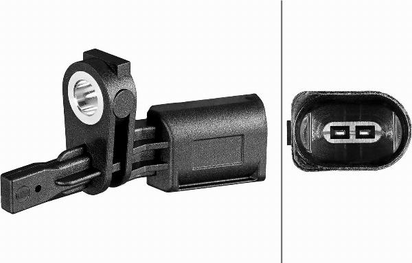 HELLA 6PU 358 216-501 - Capteur, vitesse de roue droxauto.com