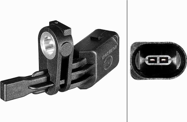 HELLA 6PU 358 216-511 - Capteur, vitesse de roue droxauto.com