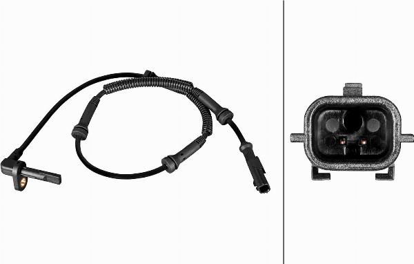 HELLA 6PU 358 216-581 - Capteur, vitesse de roue droxauto.com