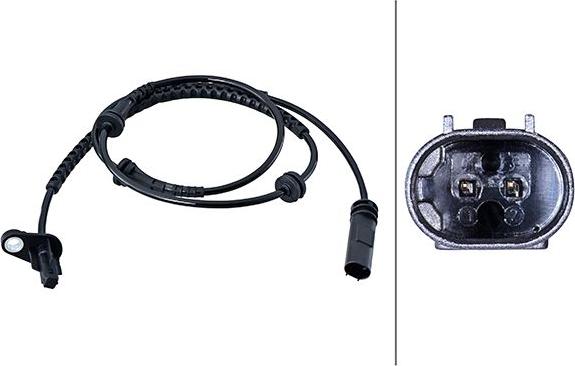 HELLA 6PU 358 216-051 - Capteur, vitesse de roue droxauto.com