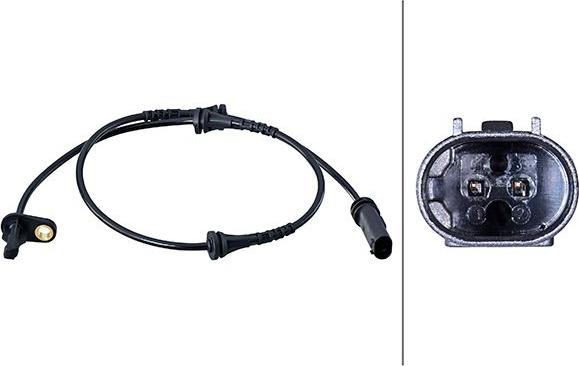 HELLA 6PU 358 216-081 - Capteur, vitesse de roue droxauto.com