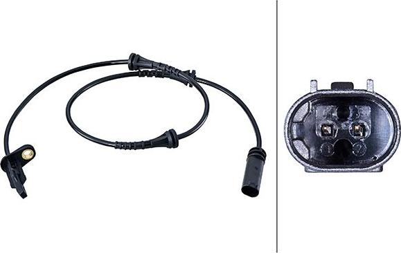 HELLA 6PU 358 216-131 - Capteur, vitesse de roue droxauto.com