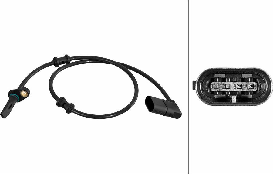 HELLA 6PU 358 216-171 - Capteur, vitesse de roue droxauto.com