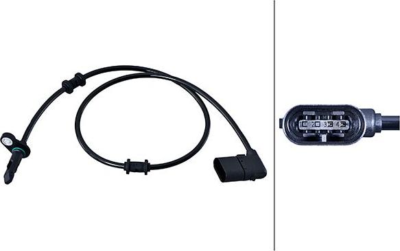 HELLA 6PU 358 216-201 - Capteur, vitesse de roue droxauto.com