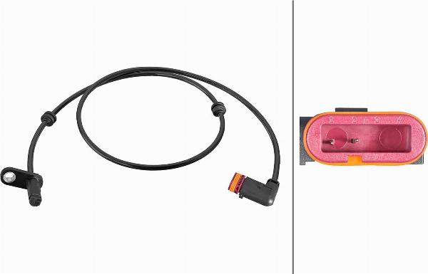 HELLA 6PU 358 216-741 - Capteur, vitesse de roue droxauto.com