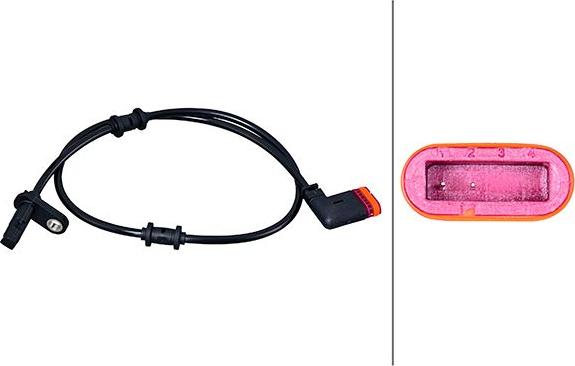 HELLA 6PU 358 218-091 - Capteur, vitesse de roue droxauto.com