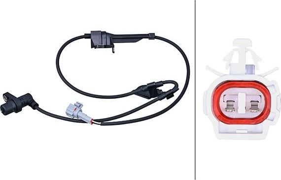 HELLA 6PU 358 218-041 - Capteur, vitesse de roue droxauto.com