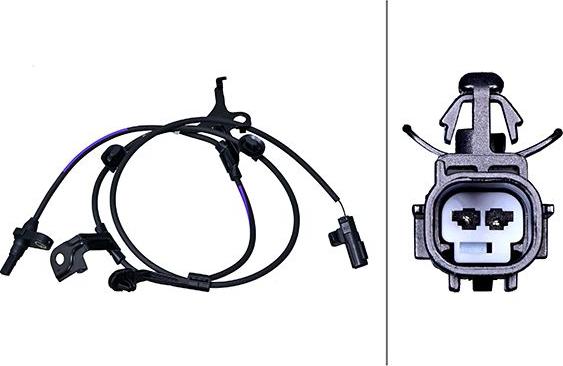 HELLA 6PU 358 218-201 - Capteur, vitesse de roue droxauto.com