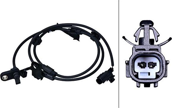 HELLA 6PU 358 218-211 - Capteur, vitesse de roue droxauto.com