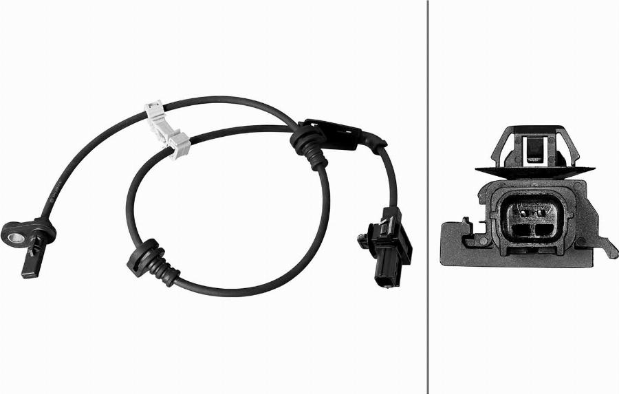 HELLA 6PU 358 218-791 - Capteur, vitesse de roue droxauto.com