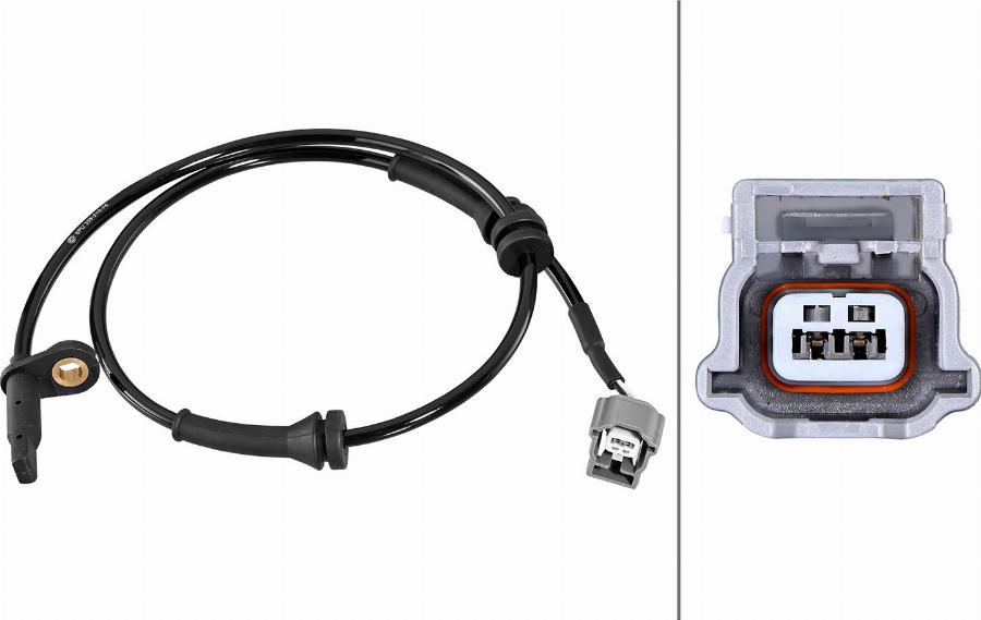 HELLA 6PU 358 218-761 - Capteur, vitesse de roue droxauto.com