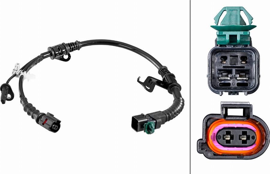 HELLA 6PU 358 218-781 - Capteur, vitesse de roue droxauto.com