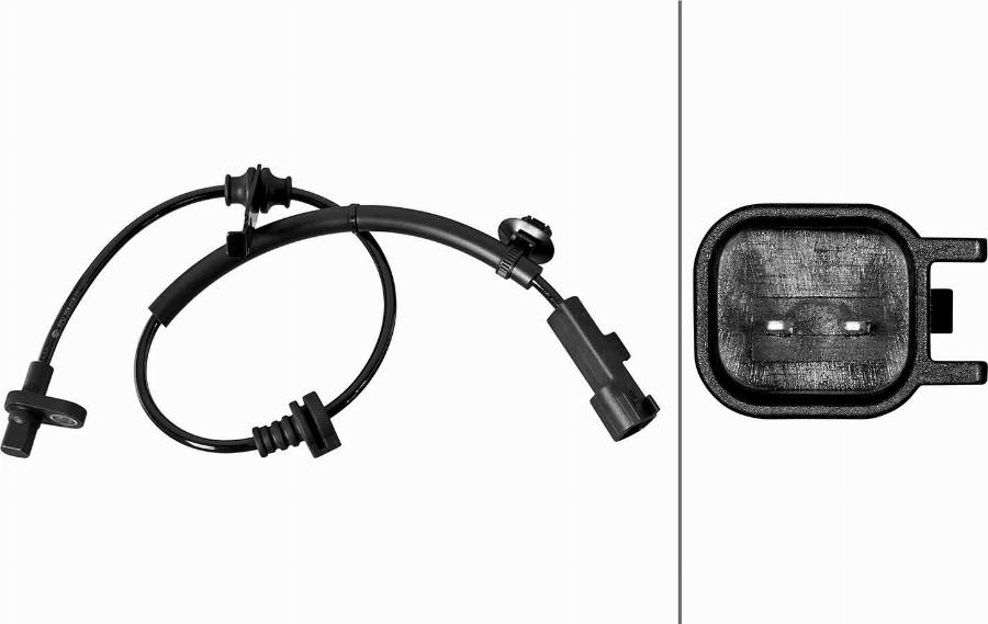 HELLA 6PU 358 218-771 - Capteur, vitesse de roue droxauto.com