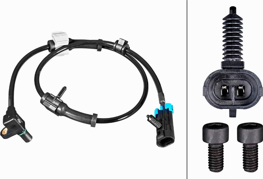 HELLA 6PU 358 217-401 - Capteur, vitesse de roue droxauto.com