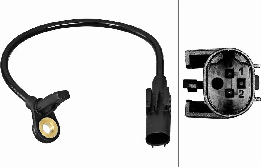 HELLA 6PU 358 217-021 - Capteur, vitesse de roue droxauto.com