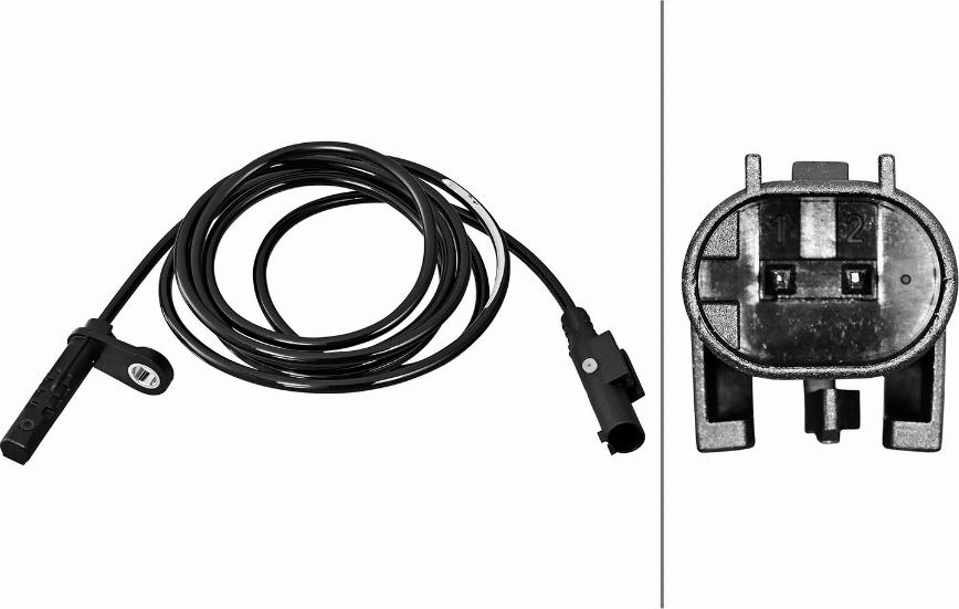 HELLA 6PU 358 217-111 - Capteur, vitesse de roue droxauto.com