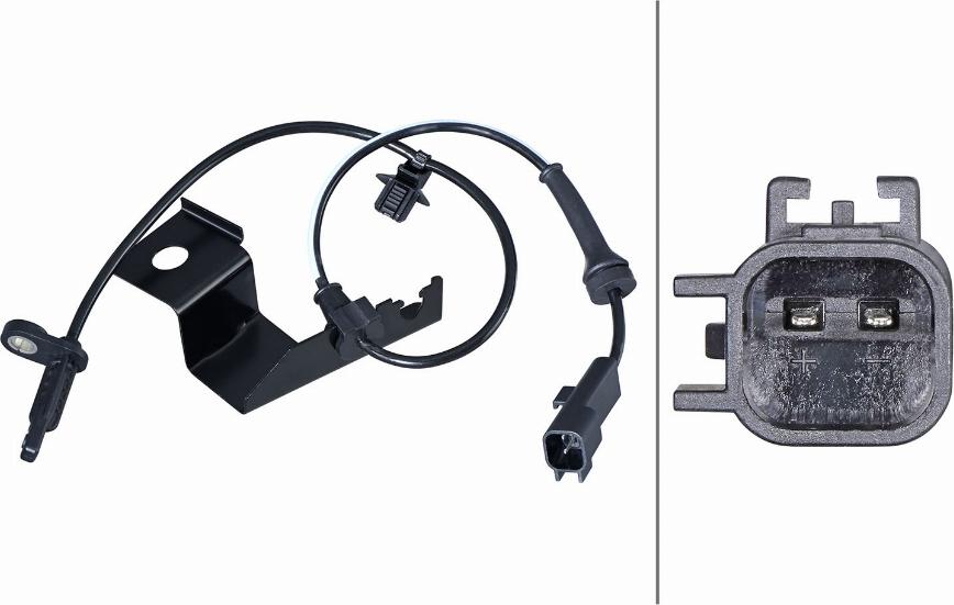 HELLA 6PU 358 217-351 - Capteur, vitesse de roue droxauto.com