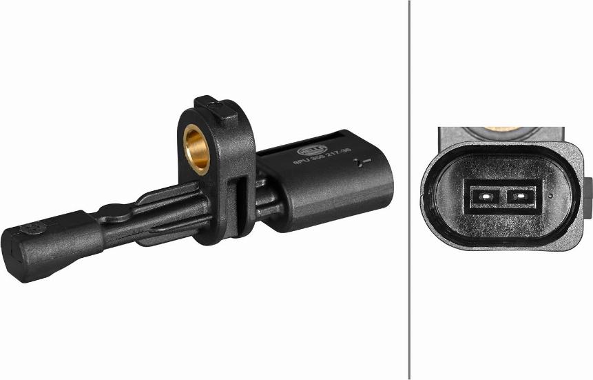 HELLA 6PU 358 217-361 - Capteur, vitesse de roue droxauto.com