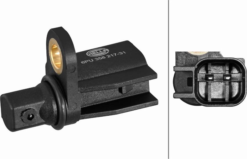 HELLA 6PU 358 217-311 - Capteur, vitesse de roue droxauto.com