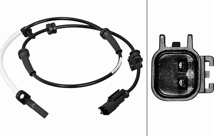 HELLA 6PU 358 217-201 - Capteur, vitesse de roue droxauto.com