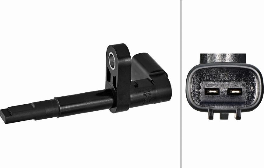 HELLA 6PU 358 217-701 - Capteur, vitesse de roue droxauto.com