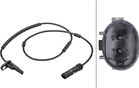 HELLA 6PU 230 040-921 - Capteur, vitesse de roue droxauto.com