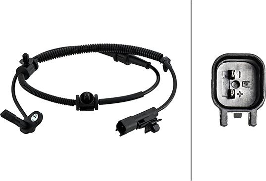 HELLA 6PU 230 048-171 - Capteur, vitesse de roue droxauto.com