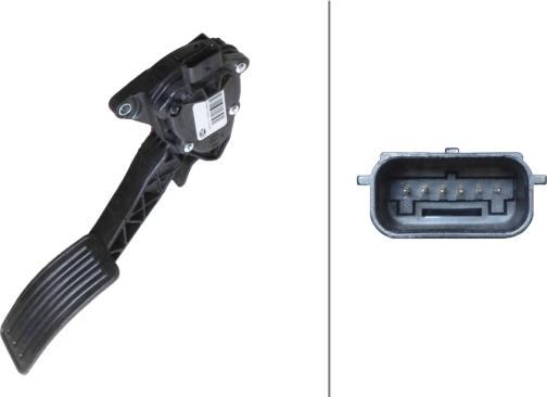 HELLA 6PV 934 101-711 - Capteur, position d'accelerateur droxauto.com