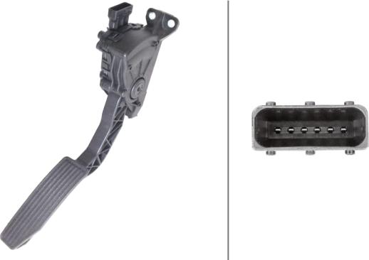 HELLA 6PV 933 902-751 - Capteur, position d'accelerateur droxauto.com