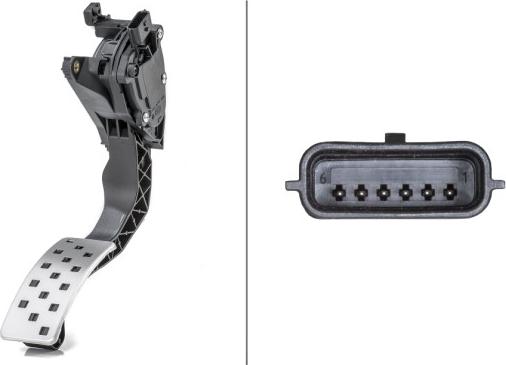 HELLA 6PV 009 978-821 - Capteur, position d'accelerateur droxauto.com