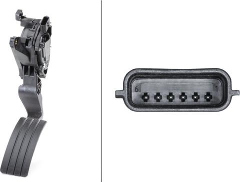 HELLA 6PV 009 978-771 - Capteur, position d'accelerateur droxauto.com