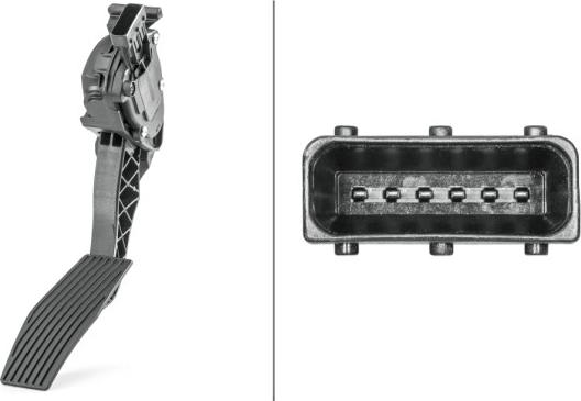 HELLA 6PV 009 765-741 - Capteur, position d'accelerateur droxauto.com