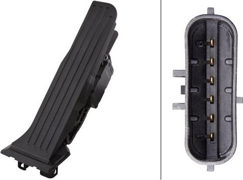 HELLA 6PV 008 890-701 - Capteur, position d'accelerateur droxauto.com