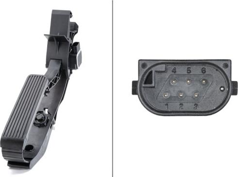 HELLA 6PV 010 946-481 - Capteur, position d'accelerateur droxauto.com