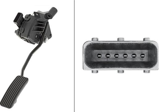 HELLA 6PV 010 946-091 - Capteur, position d'accelerateur droxauto.com