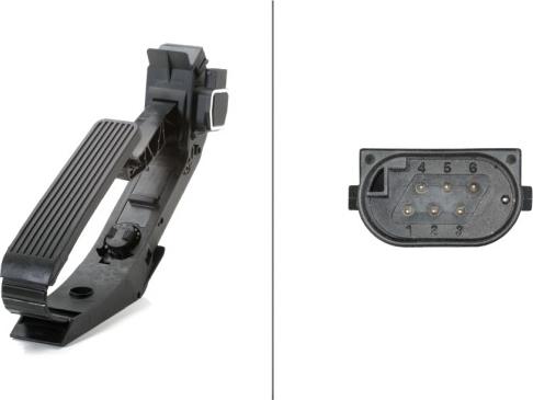 HELLA 6PV 010 946-001 - Capteur, position d'accelerateur droxauto.com