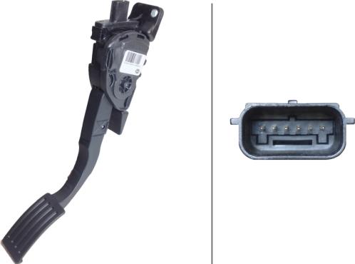 HELLA 6PV 010 368-161 - Capteur, position d'accelerateur droxauto.com